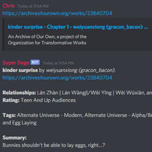 Customizable Automatic Ao3 card
